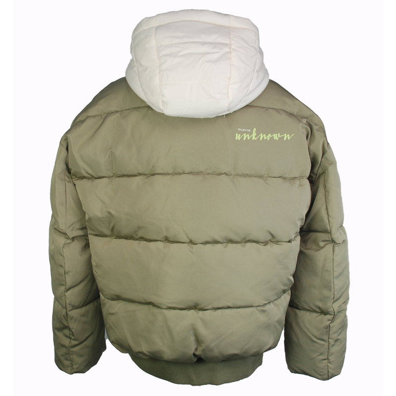 Contrast color customized Warm outdoor heavy down best winter jackets womens winter coast on sale